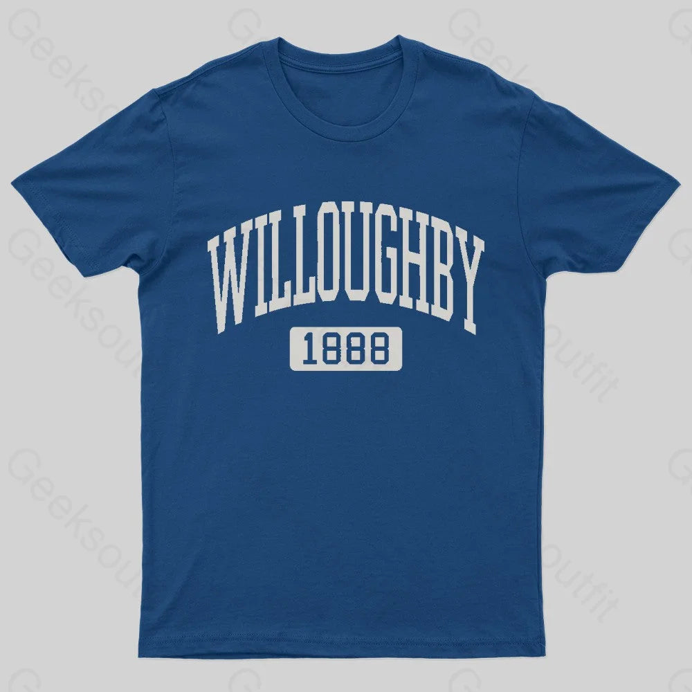 Twilight Zone Willoughby Nerd T-Shirt Navy / S