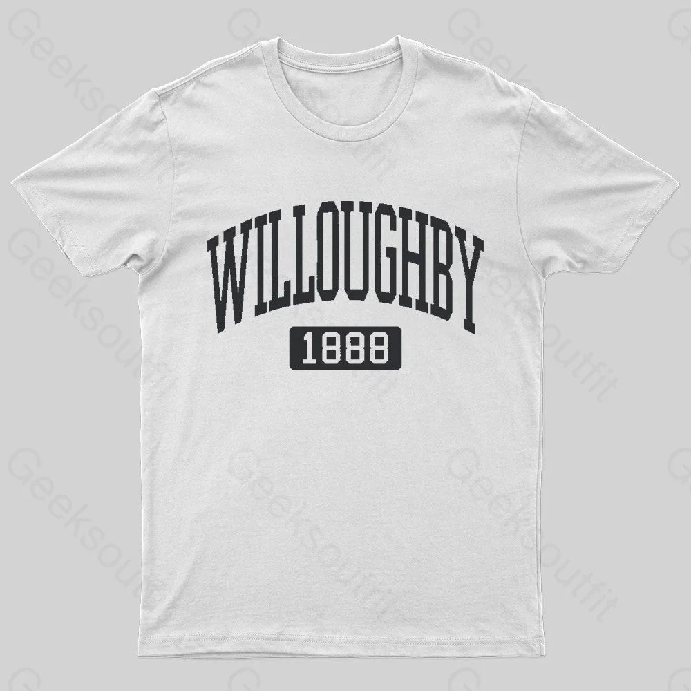 Twilight Zone Willoughby Nerd T-Shirt White / S