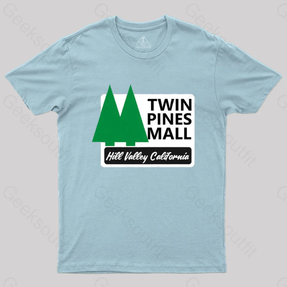 Twin Pines Mall T-Shirt Light Blue / S