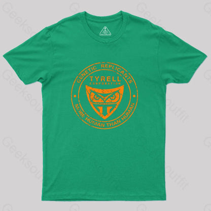 Tyrell Corporation More Human T-Shirt Green / S