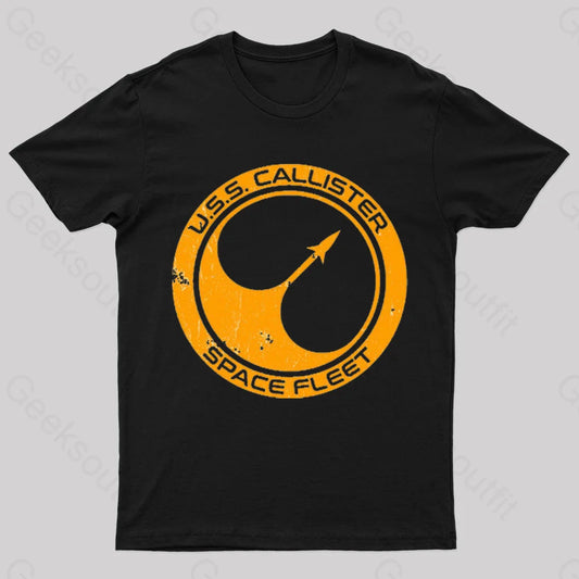 U.s.s. Callister Nerd T-Shirt Black / S