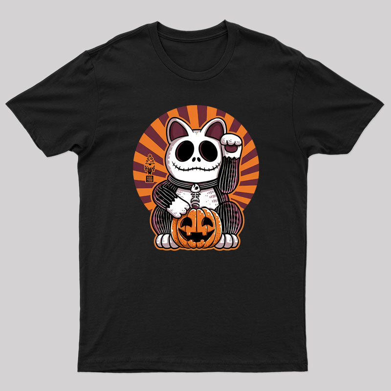 Halloween Neko Nerd T-Shirt