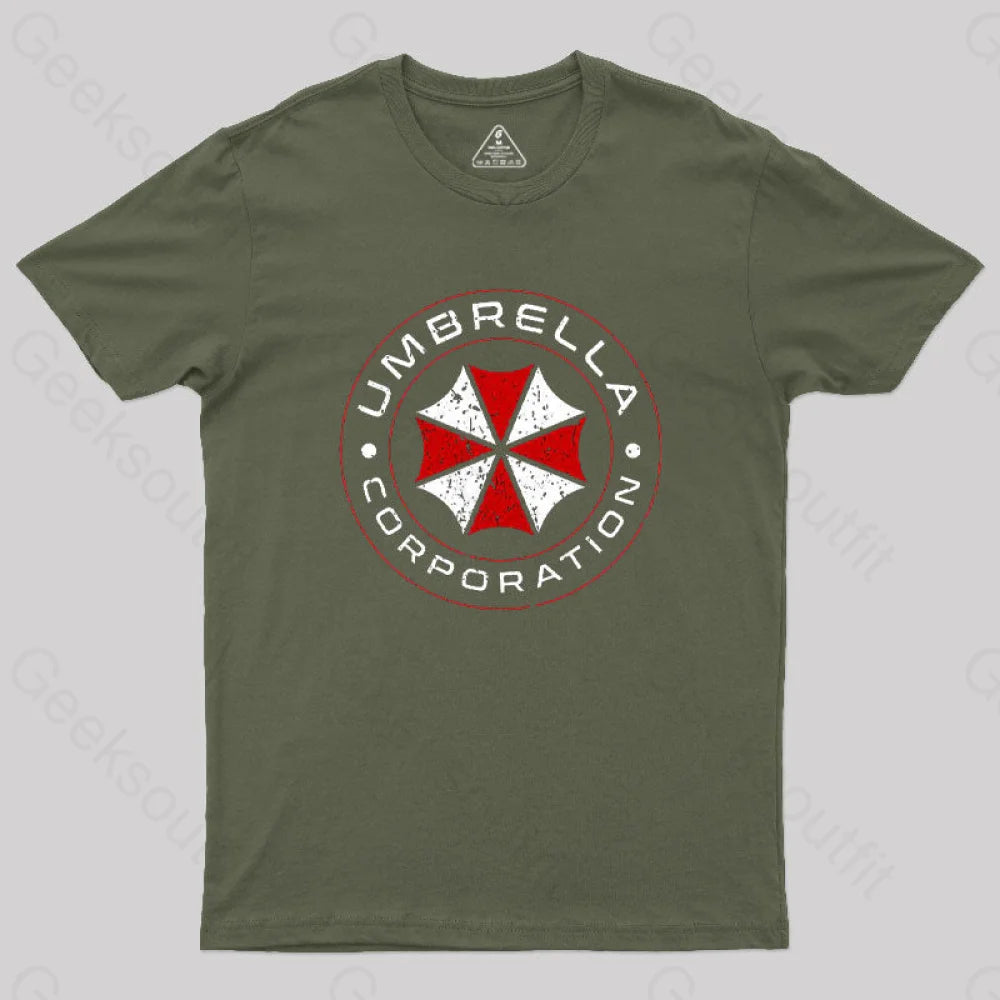 Umbrella Corporation Classic T-Shirt Army Green / S