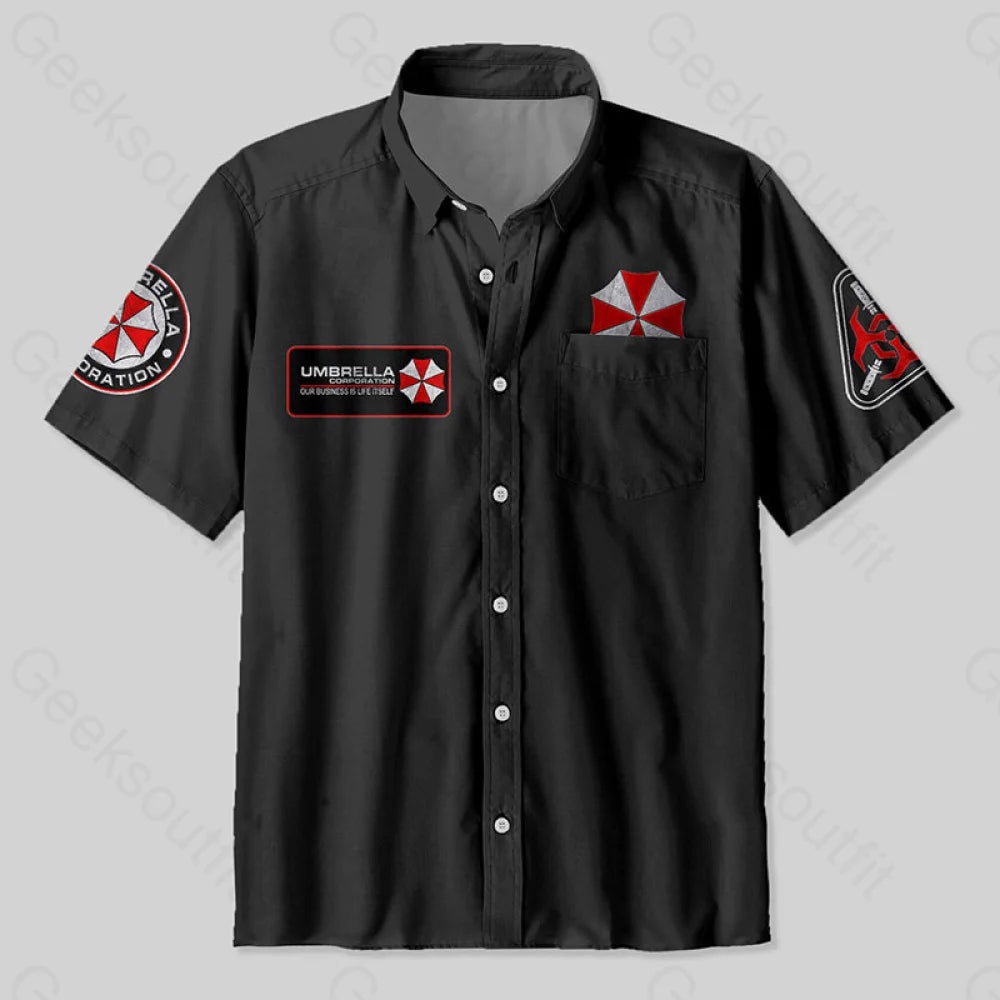 Umbrella Corporation Uniform Button Up Pocket Shirt Yc