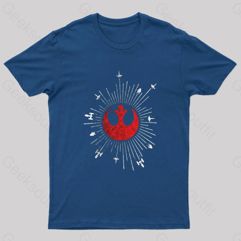 Universe Infographic Geek T-Shirt Navy / S