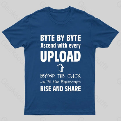 Upload Nerd T-Shirt Navy / S