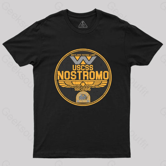 Uscss Nostromo 22 T-Shirt Black / S