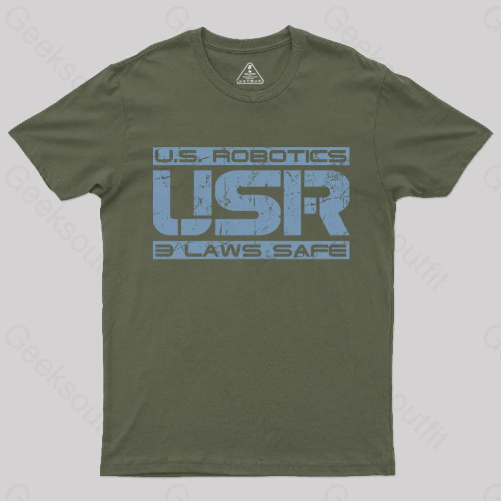 Usr Laws Safe T-Shirt Army Green / S Yc