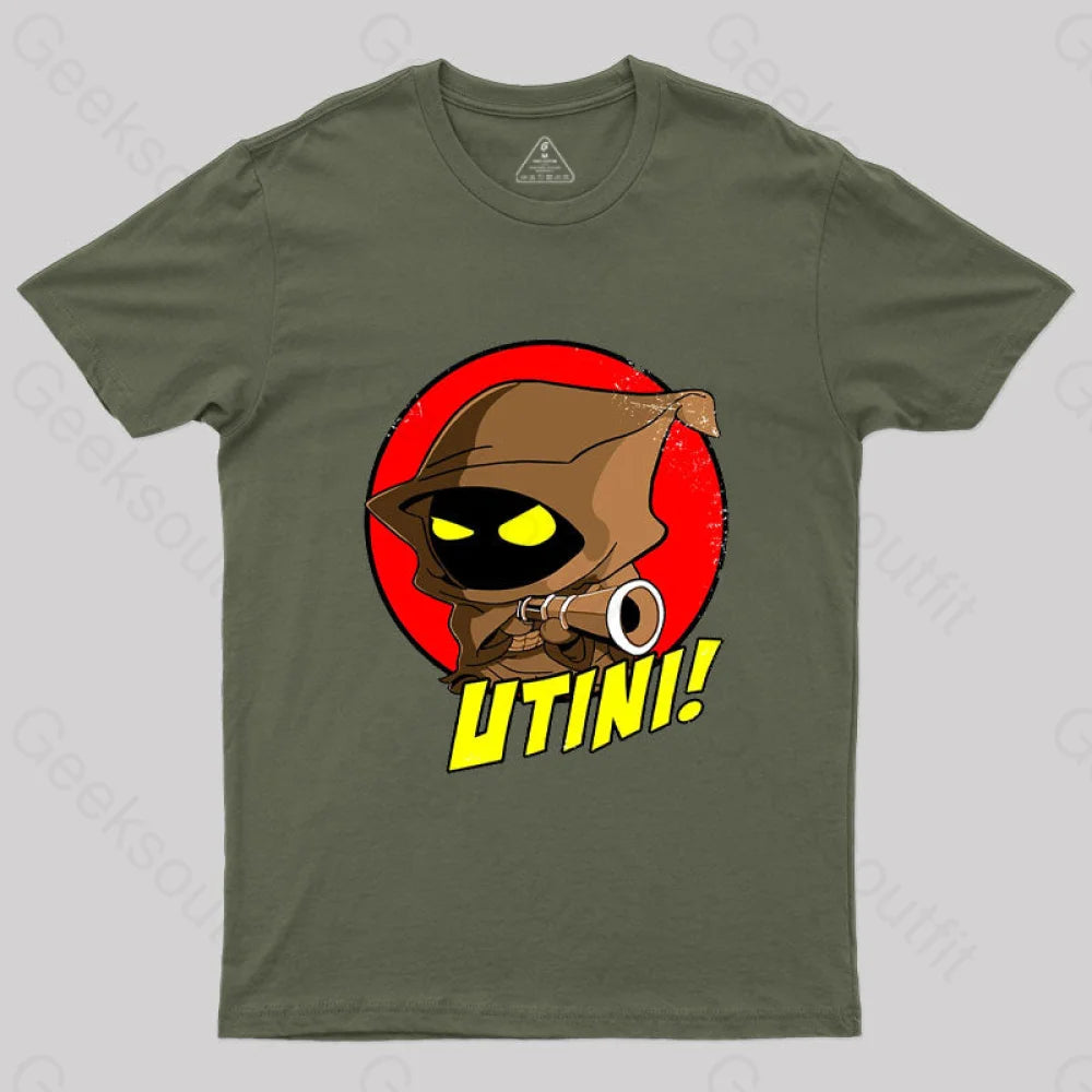 Utini Geek T-Shirt Army Green / S