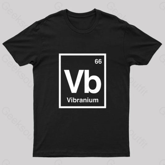 Vibranium Geek T-Shirt Black / S