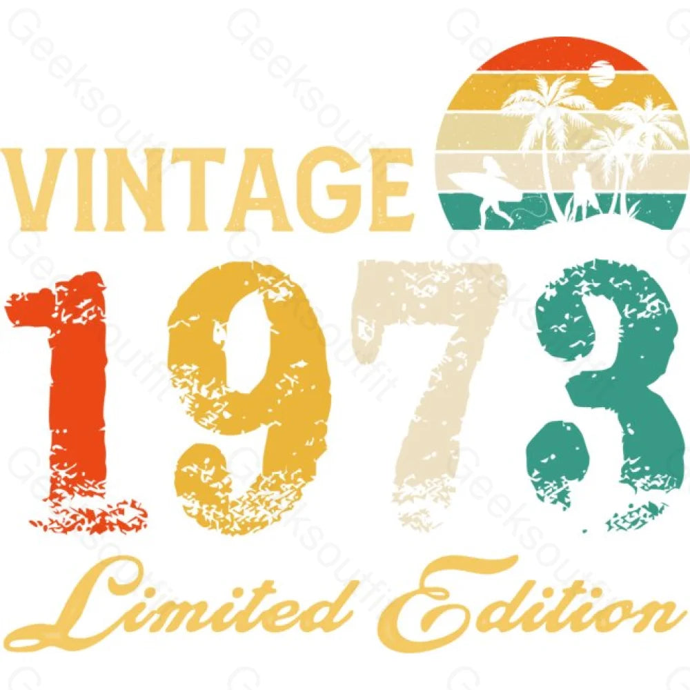 Vintage 1973 Limited Edition T-Shirt - Geeksoutfit