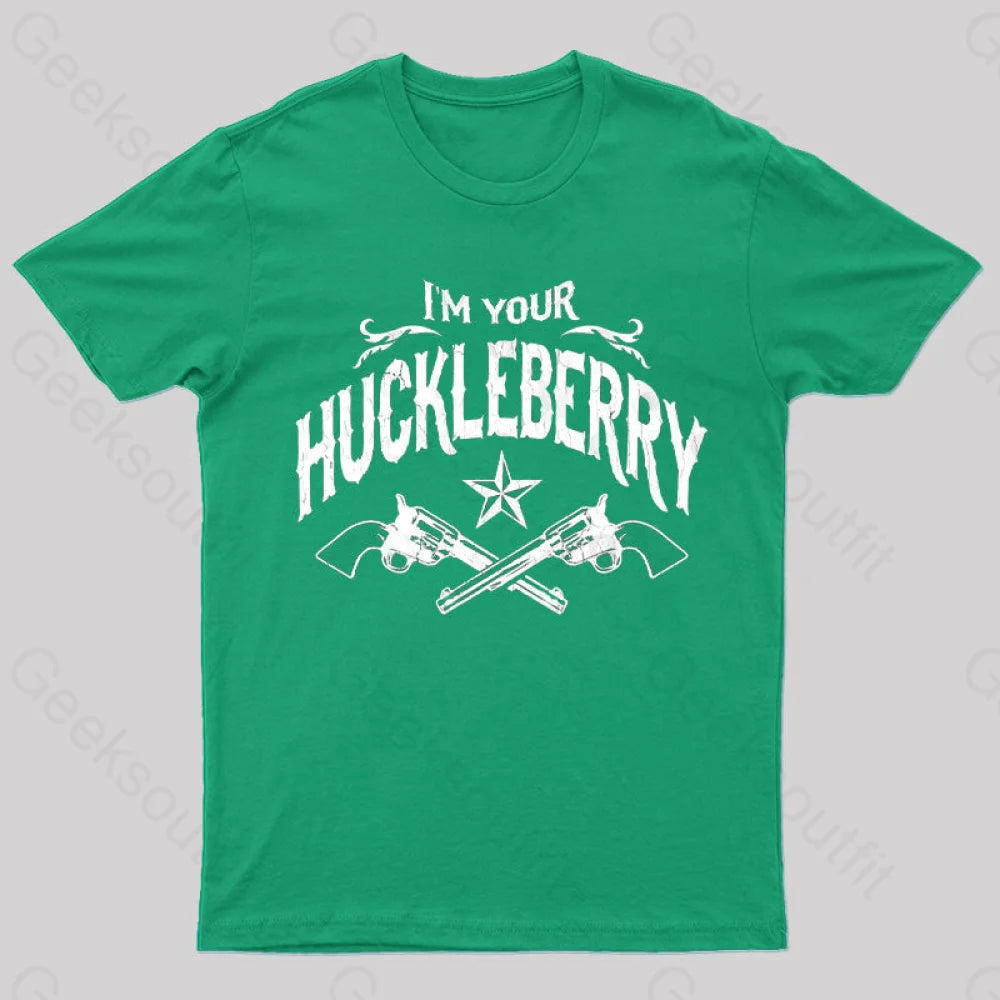 Vintage I’m Your Huckleberry T-Shirt Green / S