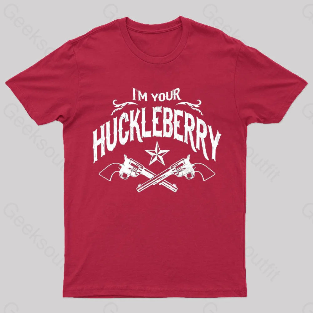 Vintage I’m Your Huckleberry T-Shirt Red / S