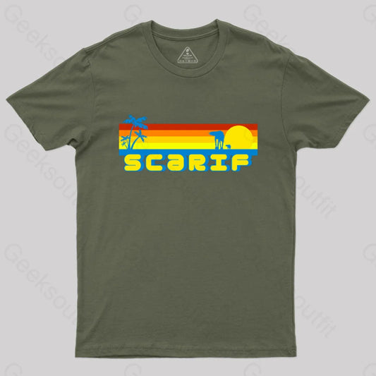 Vintage Scarif Souvenir T-Shirt Army Green / S