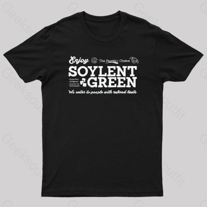 Vintage Soylent Green Geek T-Shirt Black / S