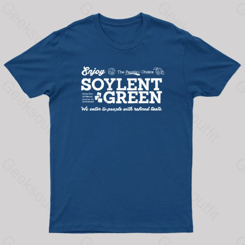 Vintage Soylent Green Geek T-Shirt Navy / S