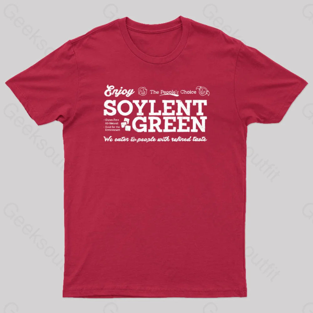 Vintage Soylent Green Geek T-Shirt Red / S