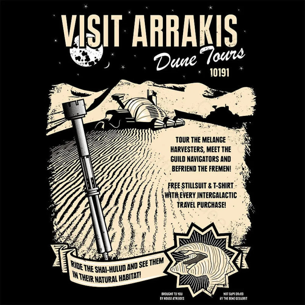 Visit Arrakis Nerd T-Shirt