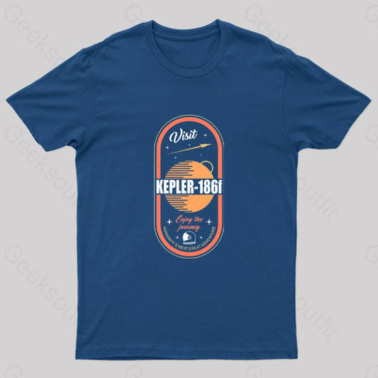 Visit Kepler 186F Nerd T-Shirt Navy / S