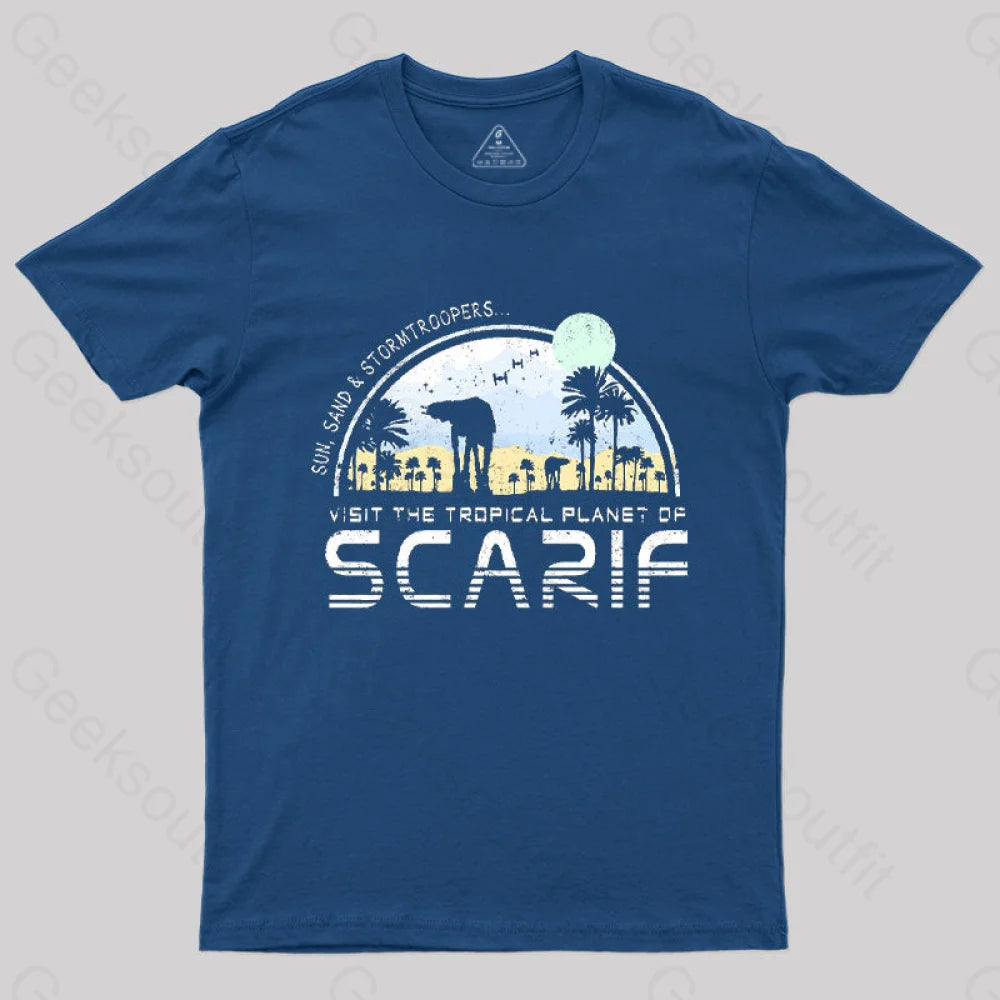 Visit Scarif T-Shirt Navy / S