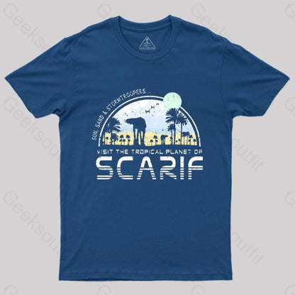 Visit Scarif T-Shirt Navy / S