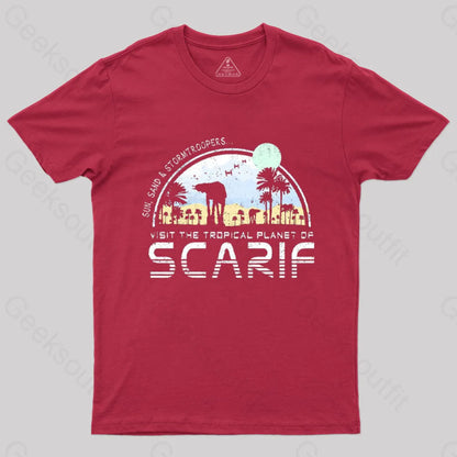 Visit Scarif T-Shirt Red / S