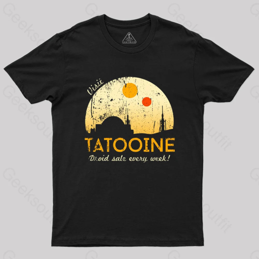 Visit Tatooine T-Shirt Black / S