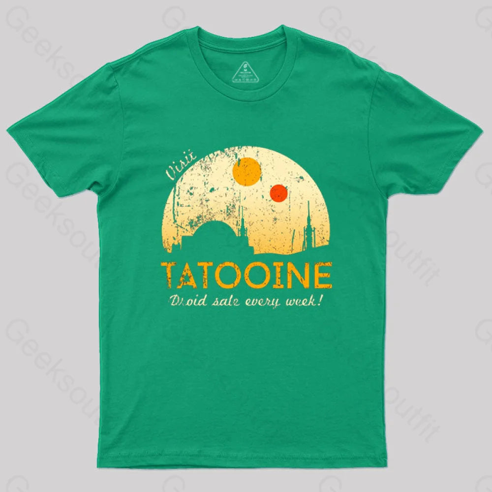 Visit Tatooine T-Shirt Green / S