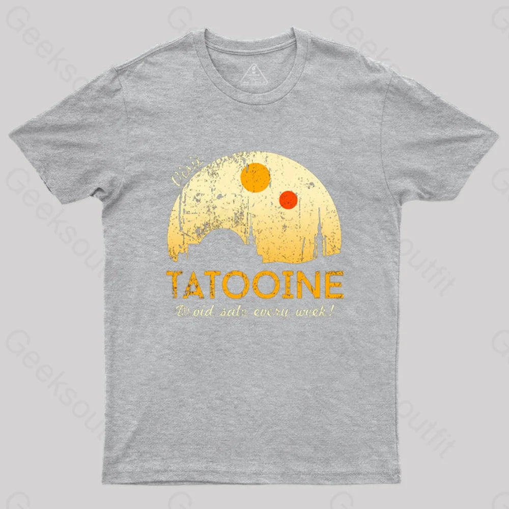 Visit Tatooine T-Shirt Grey / S