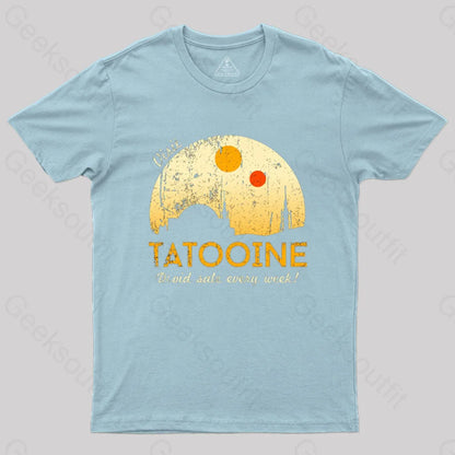 Visit Tatooine T-Shirt Light Blue / S