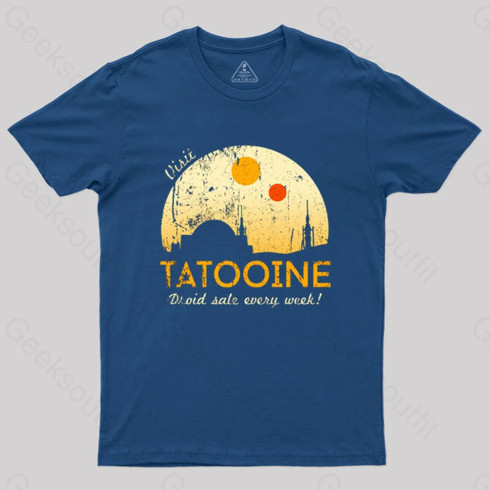 Visit Tatooine T-Shirt Navy / S