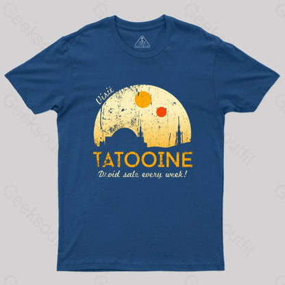 Visit Tatooine T-Shirt Navy / S