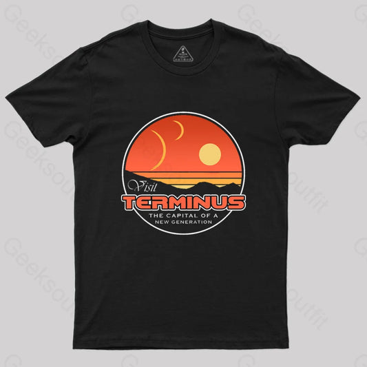 Visit Terminus T-Shirt Black / S