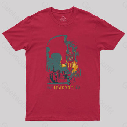 Visit Yharnam Nerd T-Shirt Red / S