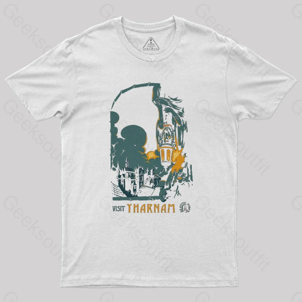 Visit Yharnam Nerd T-Shirt White / S