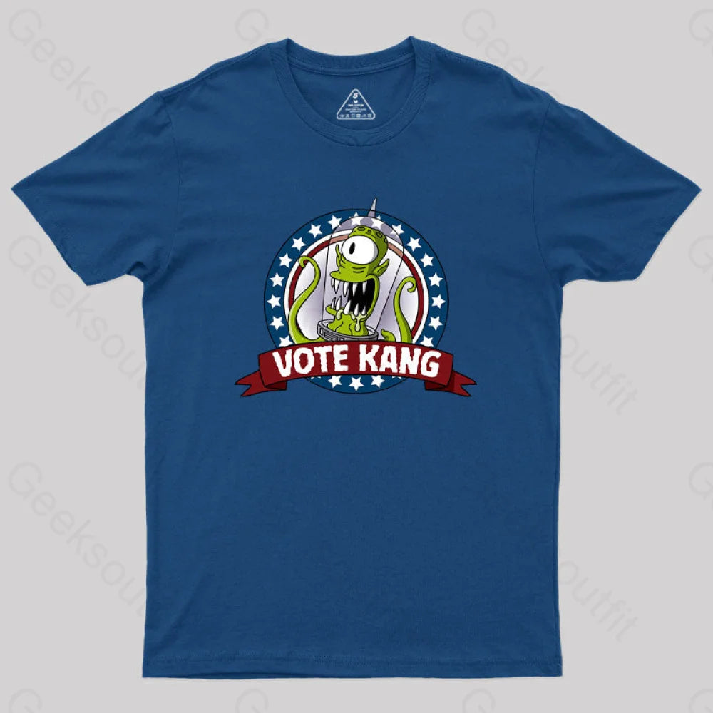 Vote Kang Geek T-Shirt Navy / S