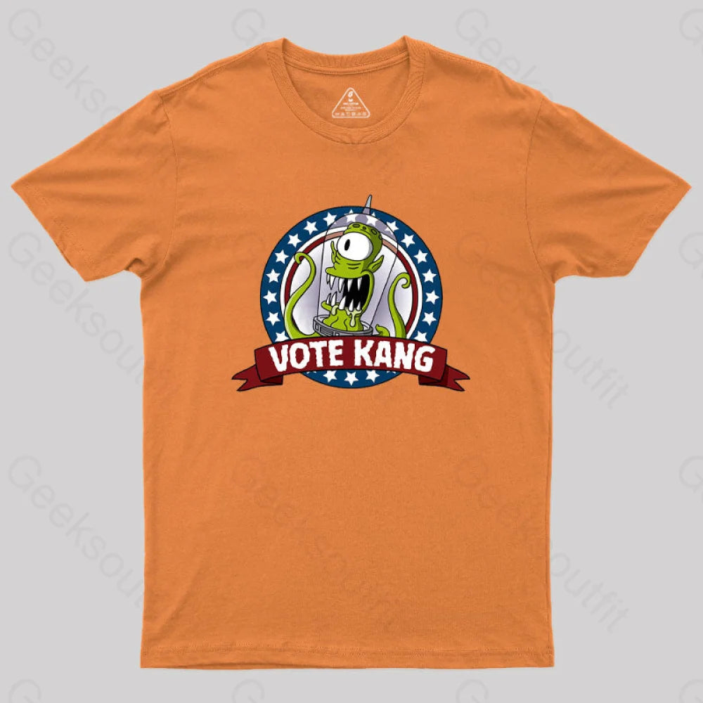 Vote Kang Geek T-Shirt Orange / S