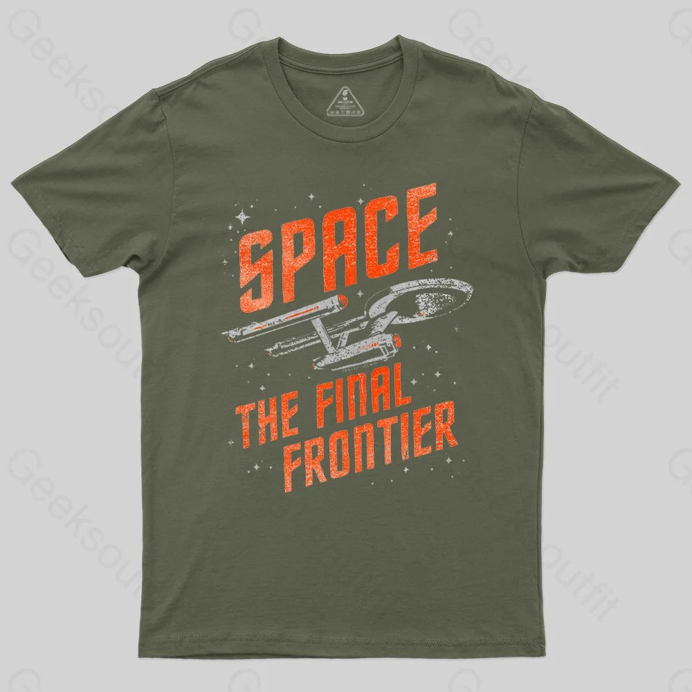 Star Trek Final Frontier Space Travel T-shirt - Geeksoutfit