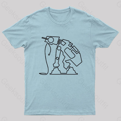 Walker Geek T-Shirt Light Blue / S