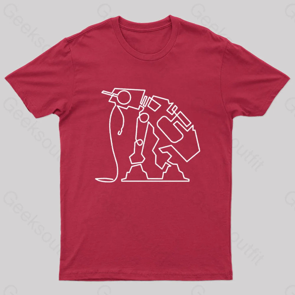 Walker Geek T-Shirt Red / S