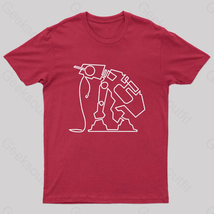 Walker Geek T-Shirt Red / S