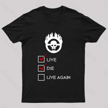 War Boy Check List Nerd T-Shirt Black / S