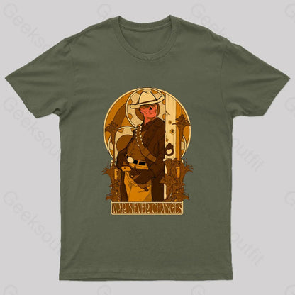 War Never Changes Nerd T-Shirt Army Green / S