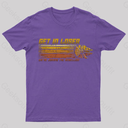 We Are Joining The Rebellion T-Shirt Purple / S