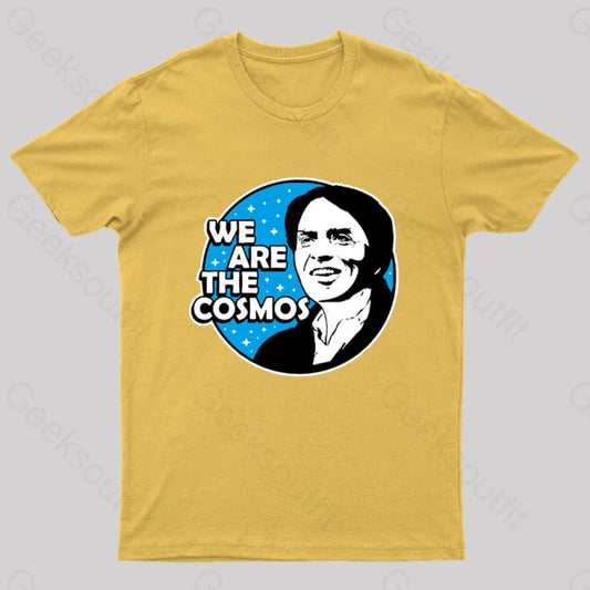 We Are The Cosmos Geek T-Shirt Yellow / S