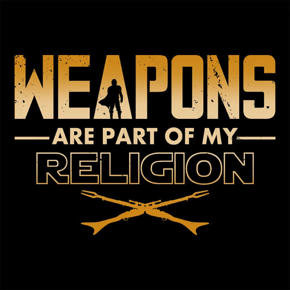 Weapons Are Part Of My Religion Nerd T-Shirt