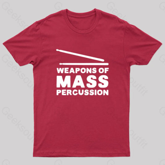 Weapons Of Mass Percussion T-Shirt Red / S