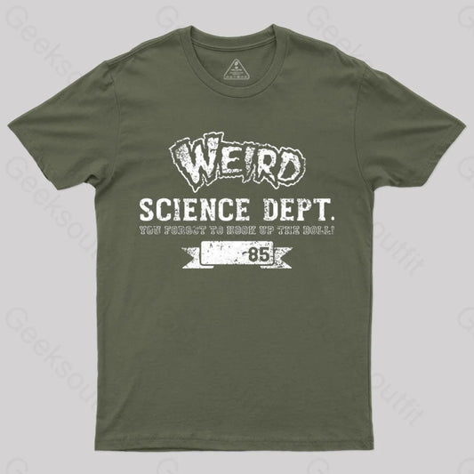 Weird Science T-Shirt Army Green / S