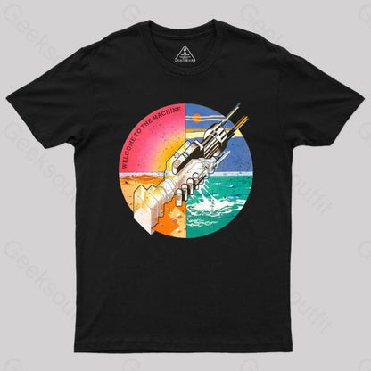 Welcome To The Machine Pink Floyd T-Shirt Black / S