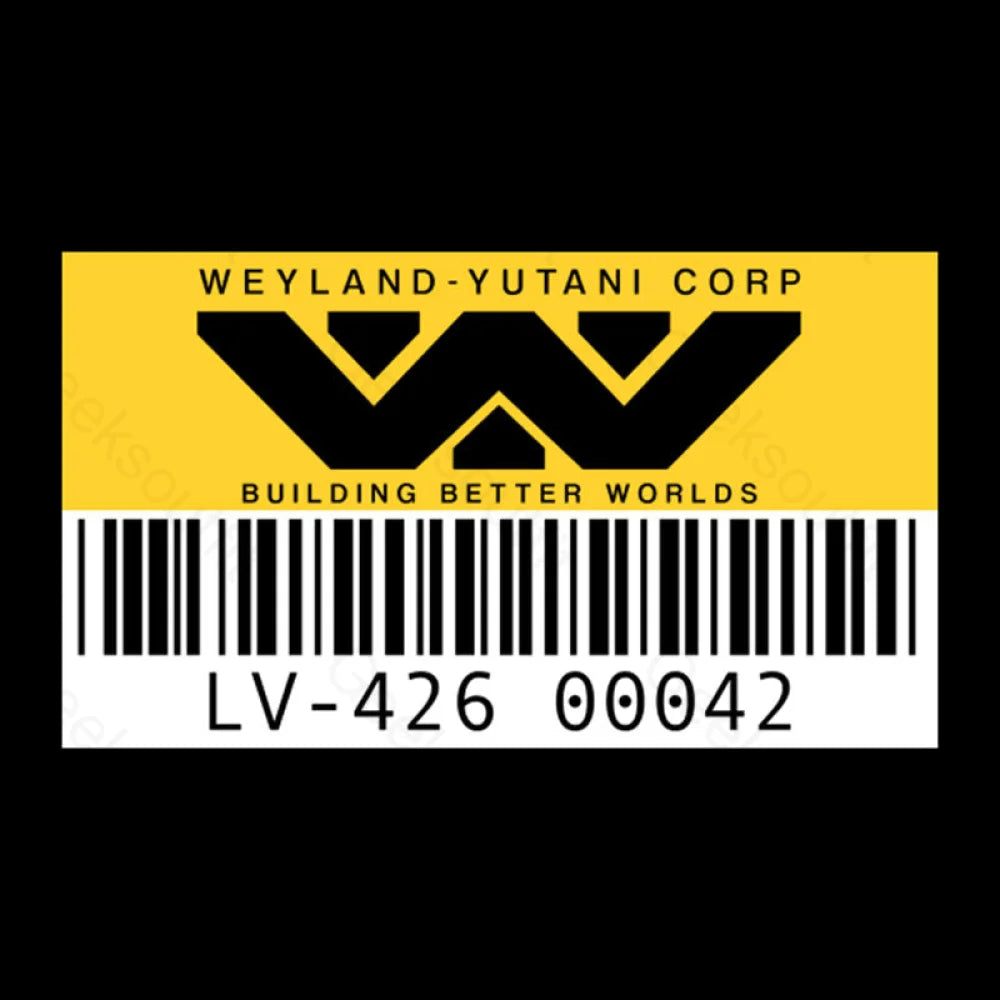 Weyland Yutani Asset Tag Geek T-Shirt